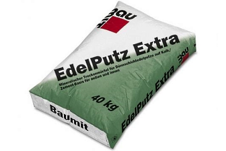 Штукатурка декоративная известково-цементная Baumit EdelPutz Extra