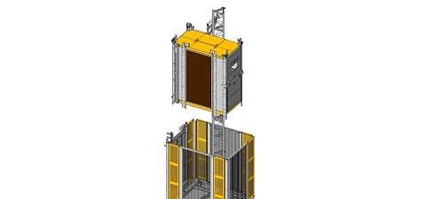 Лифт строительный грузопассажирский Electroelsa ELSA Н10 (EHP 800): описание и характеристики