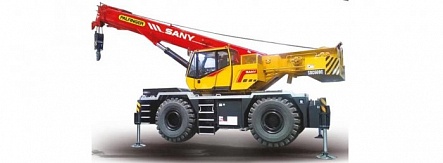 Короткобазный кран PALFINGER SANY SRC600C грузоподъемность 60 тонн