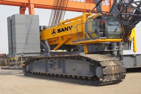 Гусеничный кран SANY SCC1000E грузоподъемностью до 100 тонн