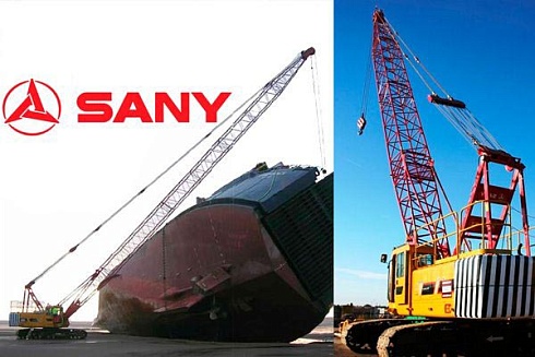 Гусеничный кран SANY SCC600E грузоподъемностью до 60 тонн