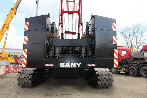 SANY SCC1000A: гусеничный кран грузоподъемностью до 100 тонн
