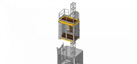 Лифт строительный грузопассажирский Electroelsa ELSA Н20 (2,20 x1,40 м)